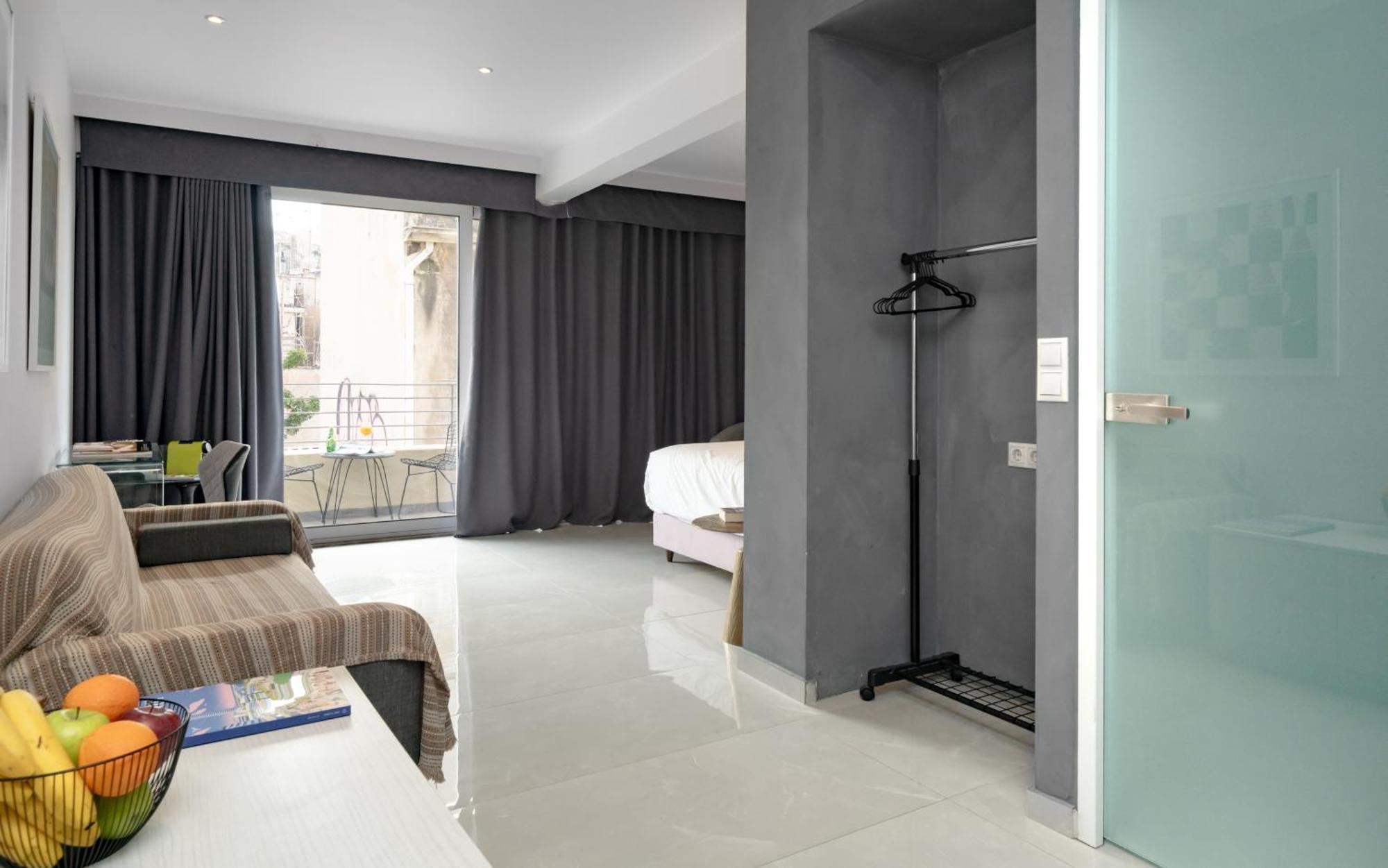 Deluxe Apartment Balcony Acropolis View
